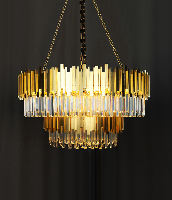 W 카이로 32등 로비조명 크리스탈 펜던트조명