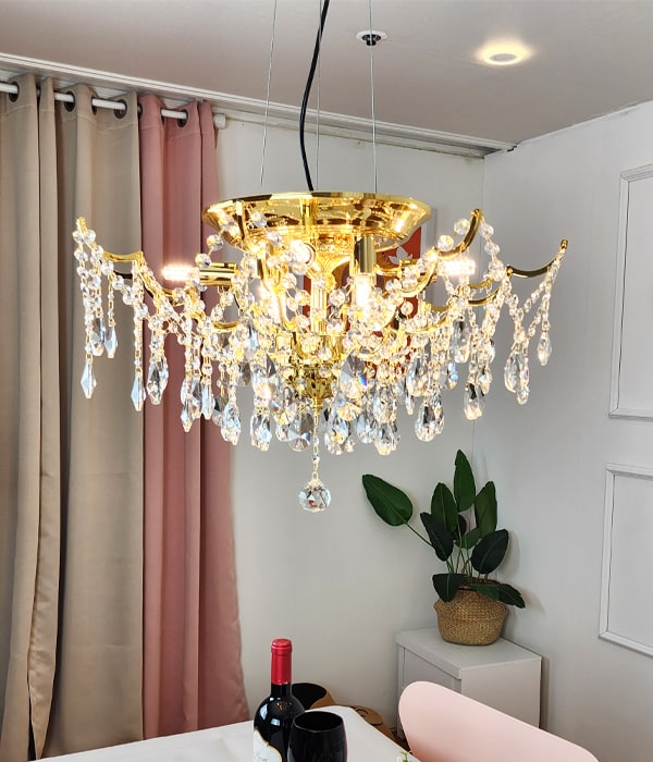 메세라 8등 식탁전등 크리스탈식탁등